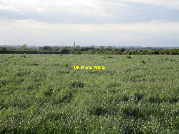 Photo 6"x4" View towards Claypole from Clensey Lane Claypole c2014