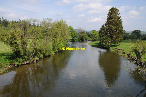 Photo 6"x4" Afon Twyi\/River Towy Ashfield\/SN6928 c2014