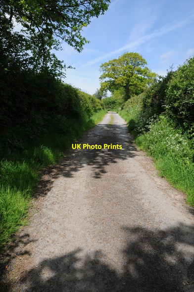 Photo 6"x4" Byway to the west of Llanwrda Cwmdwr c2014