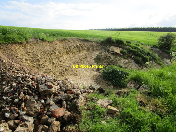 Photo 6"x4" Disused pit Huggate c2014