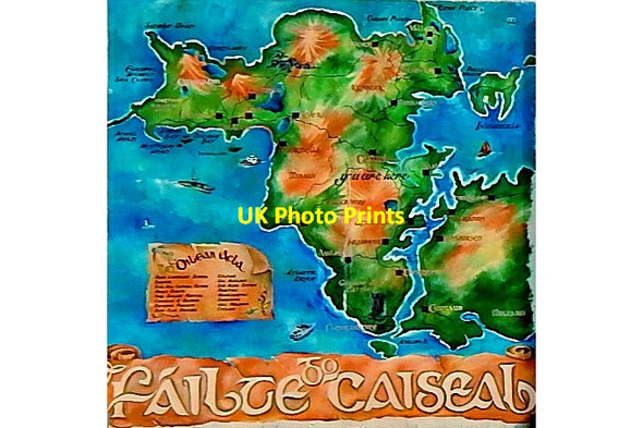 Photo 6"x4" County Mayo - Achill Island - Bus Eireann \/ Scoile Depot - Achill Island Map Bunacurry c2013