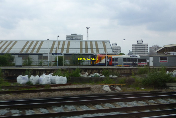 Photo 6"x4" Clapham Junction station Battersea c2014