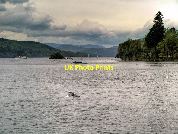 Photo 6"x4" View North from Bowness Bay Bowness-On-Windermere c2014