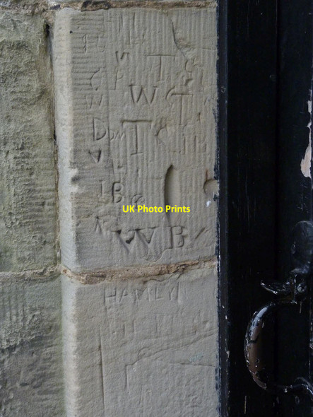 Photo 6"x4" Historic graffiti, Rempstone church Rempstone c2014