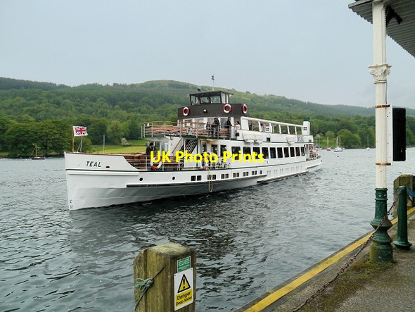 Photo 6"x4" MV Teal Arriving at Lakeside Pier Lakeside\/SD3787 c2014