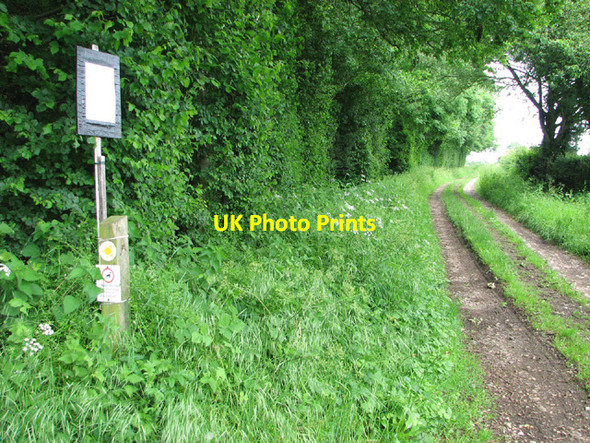 Photo 6"x4" Farm track in Hethel Hethel c2014