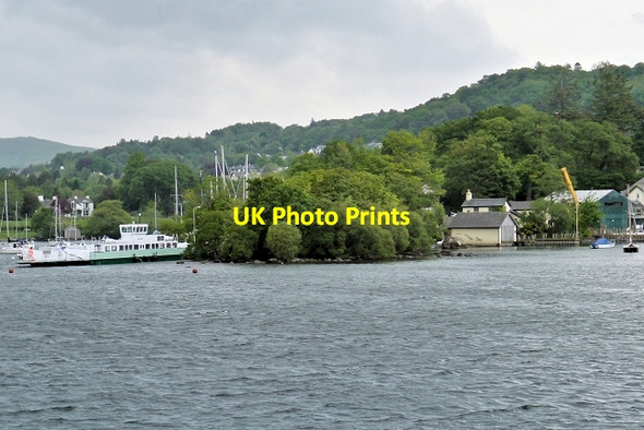 Photo 6"x4" Windermere, Approaching Ferry Nab Bowness-On-Windermere c2014
