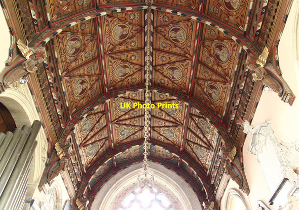 Photo 6"x4" St Peter, Hedenham - Roof Hedenham c2014