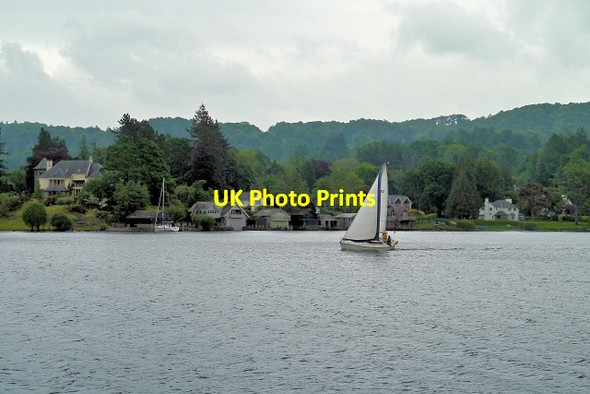 Photo 6"x4" Boathouses on Windermere Shore near Meregarth Windermere\/SD4198 c2014