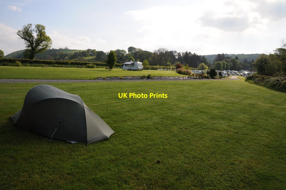 Photo 6"x4" Erwlon Campsite, Llandovery Llandovery\/Llanymddyfri c2014