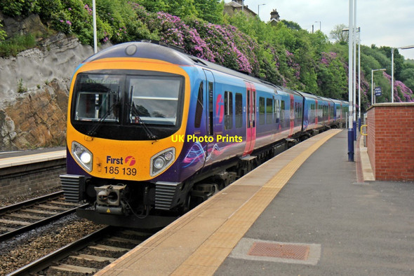 Photo 6"x4" First TransPennine Class 185, 185139, Mossley railway station Mossley\/SD9701 c2014
