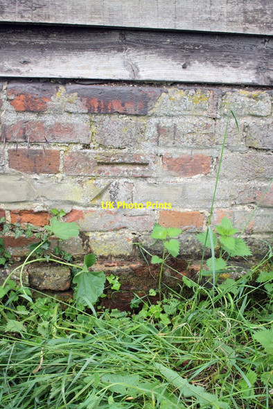 Photo 6"x4" Benchmark on Westfield Farm building Cholsey c2014