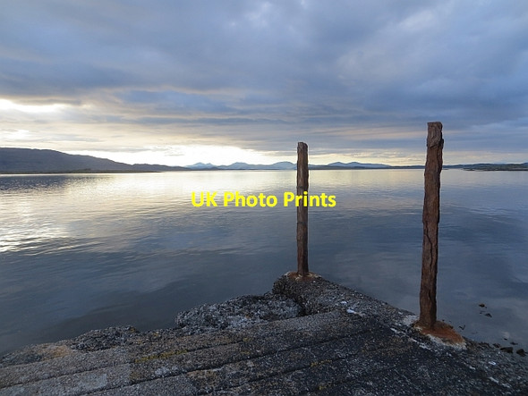 Photo 6"x4" End of the pier, Craignish Sr\u00f2n Mhadadh c2014