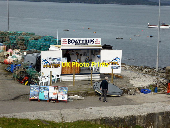 Photo 6"x4" Boat trip sales office at Elgol Elgol c2014