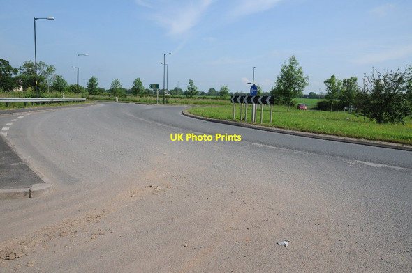 Photo 6"x4" Roundabout on the A44 at Pinvin Pinvin c2014