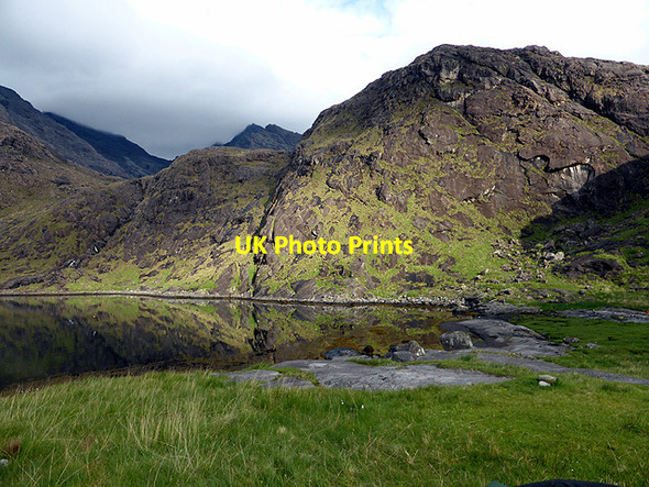 Photo 6"x4" Meall na Cuilce above Loch na Cuilce Loch na Cuilce\/NG4819 c2014