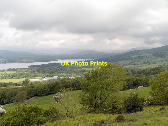 Photo 6"x4" The Northern End of Windermere, Viewed from Orrest Head. Windermere\/SD4198 c2014