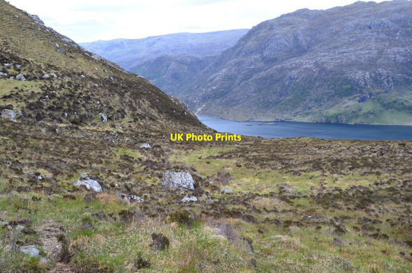Photo 6"x4" Loch Glencoul from Aird da Loch Unapool c2014
