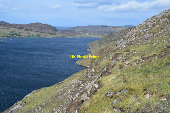 Photo 6"x4" North shore of Loch Glencoul Unapool c2014