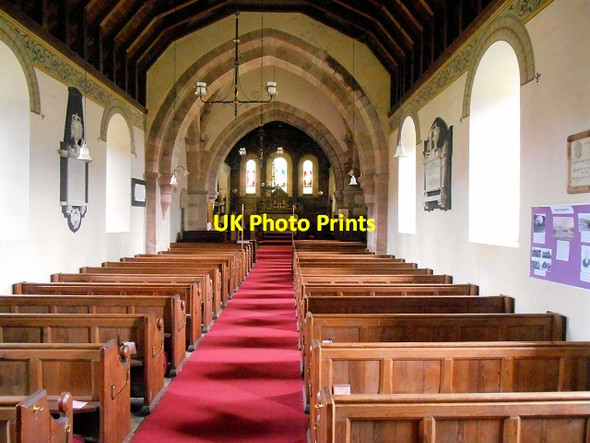 Photo 6"x4" St Peter's Church, Nave Finsthwaite c2014