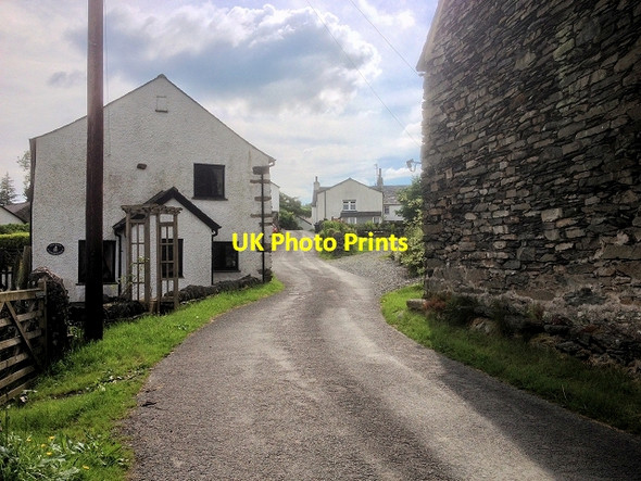 Photo 6"x4" The Road Through Finsthwaite Finsthwaite c2014