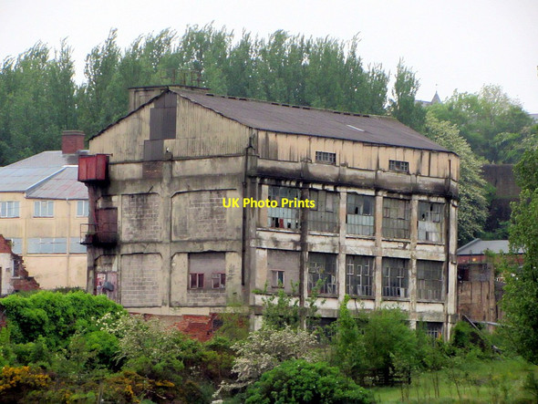 Photo 6"x4" Derelict factory building, Bill Quay Hebburn c2014