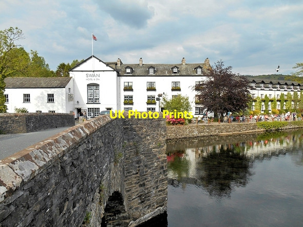 Photo 6"x4" Swan Hotel, Newby Bridge Finsthwaite c2014