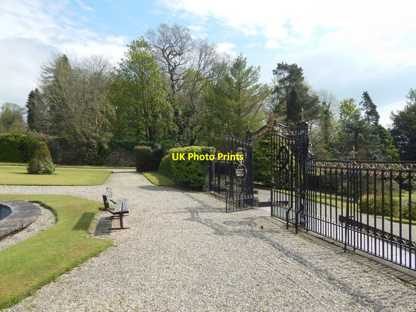 Photo 6"x4" Hermitage Park: gate of the walled garden Helensburgh c2014
