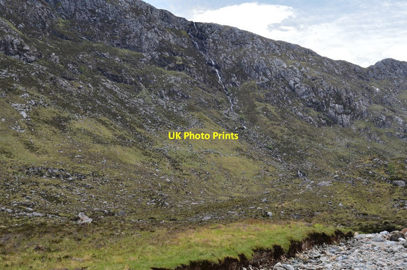 Photo 6"x4" Eas an t-Srutha Ghil Abhainn an Loch Bhig c2014
