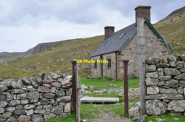 Photo 6"x4" Eastern aspect of Glendhu bothy Glendhu\/NC2833 c2014