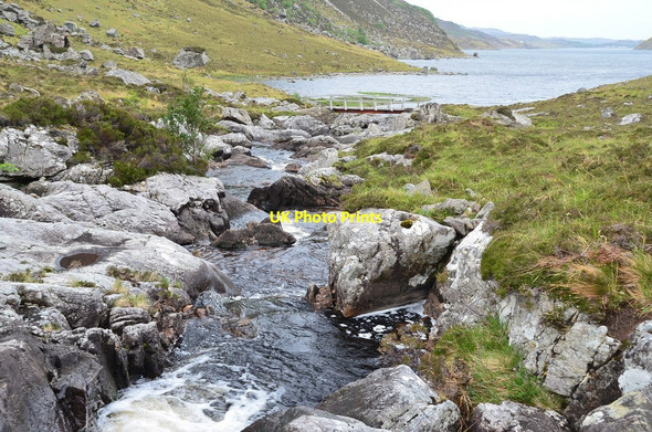 Photo 6"x4" Footbridge over the Abhainn a' Ghlinne Dhuibh Glendhu\/NC2833 c2014