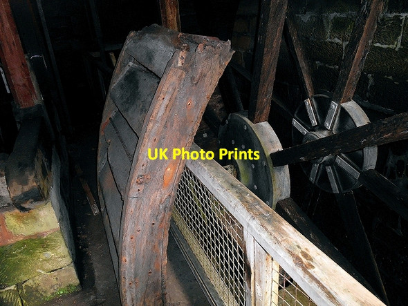 Photo 6"x4" Broken Wheel, Dunham Massey Sawmill Dunham Town c2014