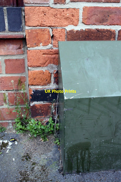 Photo 6"x4" Benchmark on #16 St Catherine's Road Grantham c2014