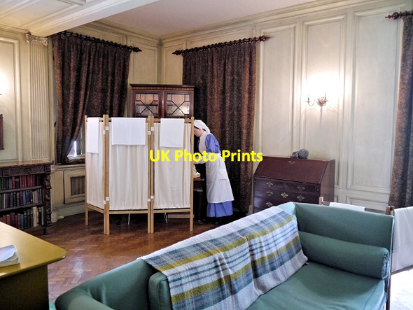 Photo 6"x4" Stamford Military Hospital, Nurses' Station Dunham Town c2014