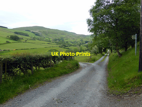 Photo 6"x4" Junction of lanes in Cwm Ceulan Tre'r-dd\u00f4l\/SN6692 c2014