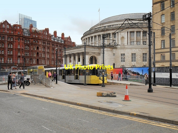 Photo 6"x4" St Peter's Square Metrolink Station Manchester c2014