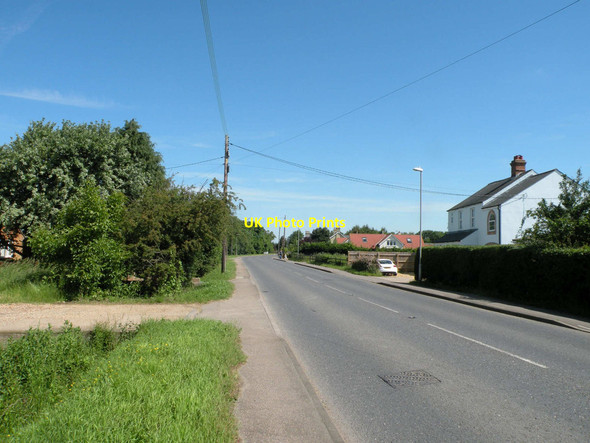 Photo 6"x4" Looking north along Station Road Willingham\/TL4070 c2014