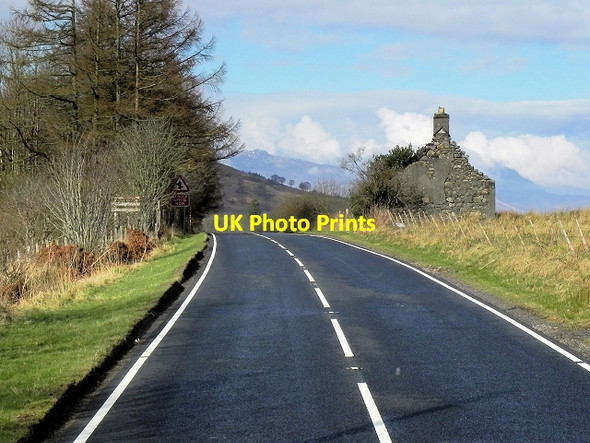 Photo 6"x4" Strath of Appin, Ruined Cottage by the A828 Appin\/NM9346 c2014