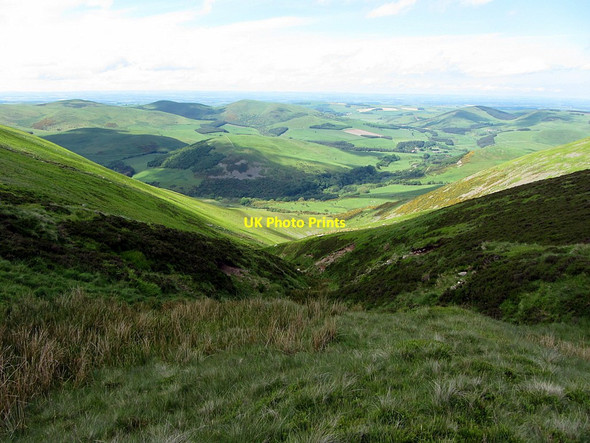 Photo 6"x4" Valley west of Newton Tors Kirknewton\/NT9130 c2014