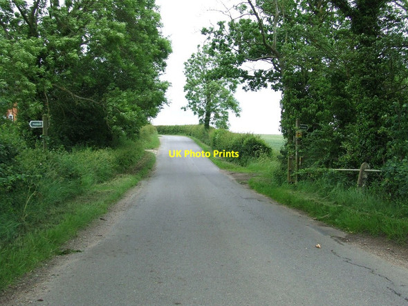 Photo 6"x4" Barells Hill Huntingfield\/TM3374 c2014