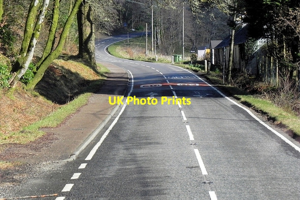Photo 6"x4" Northbound A828 leaving Duror Achadh nan Darach c2014