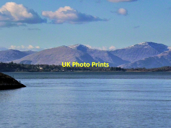 Photo 6"x4" View of Loch Etive, West of Connel Bridge Achaleven c2014