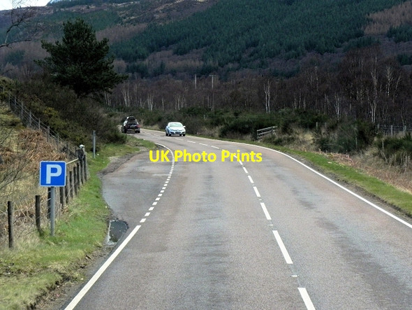 Photo 6"x4" Layby on the A82 Between Fort Willian and Torlundy Camaghael c2014