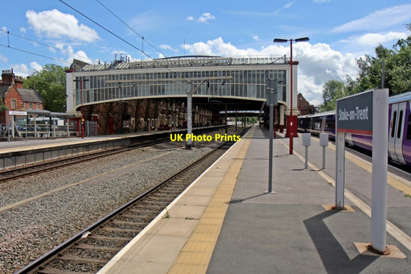Photo 6"x4" Station building, Stoke-on-Trent railway station Stoke-on-Trent c2014
