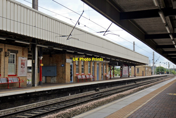 Photo 6"x4" Platform 2, Warrington Bank Quay railway station Warrington\/SJ6088 c2014