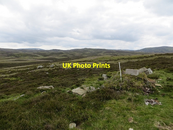 Photo 6"x4" Moorland, Urlar Burn A' Chrois\/NN8142 c2014