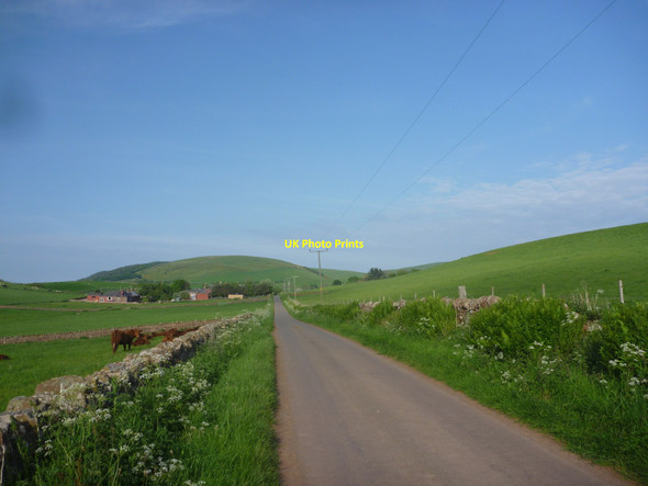 Photo 6"x4" Rural East Lothian : The Road To Newmains (near Garvald) Garvald\/NT5870 c2014