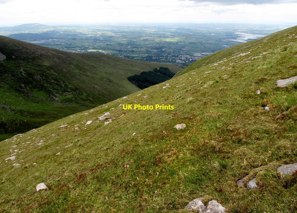 Photo 6"x4" Overlooking the Glen Valley from the slopes of Slieve Donard Newcastle\/J3732 c2014