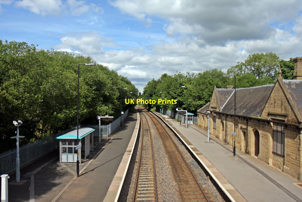 Photo 6"x4" Above Ruabon railway station Ruabon\/Rhiwabon c2014