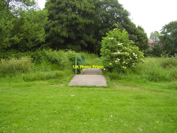 Photo 6"x4" Footbridge over the River Sherbourne Coventry c2014